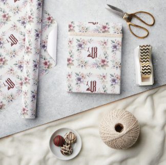 Islamitische Waterverf Floral Arabische Kalligrafi Cadeaupapier