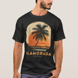 Islamorada FL Florida Keys Palm Tree Beach T-shirt