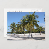 Islamorada Florida Beach Briefkaart (Voorkant / Achterkant)