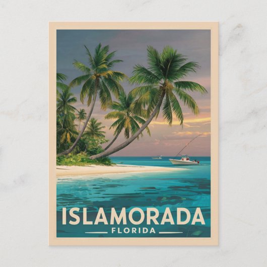 Islamorada Florida Briefkaart (Voorkant)