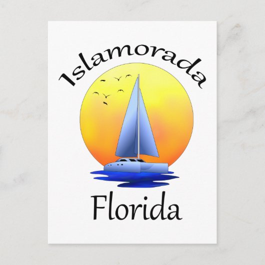 Islamorada Florida Keys Sailing Briefkaart (Voorkant)
