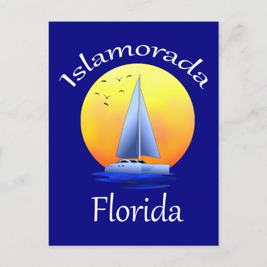 Islamorada Florida Keys Sailing Briefkaart (Voorkant)