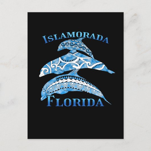 Islamorada Florida Keys Vacation Tribal Dolphins Briefkaart (Voorkant)