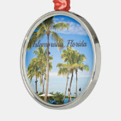 Islamorada, Florida Palm Trees Metalen Ornament (Links)
