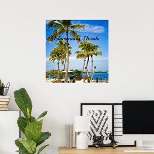 Islamorada, Florida Palm Trees Poster
