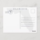 Islamorada Florida Retro Sunset Beach Souvenirs Briefkaart (Achterkant)