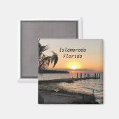 Islamorada Sunset, Florida Keys, Florida Magnet Magneet (Voorkant / Achterkant)