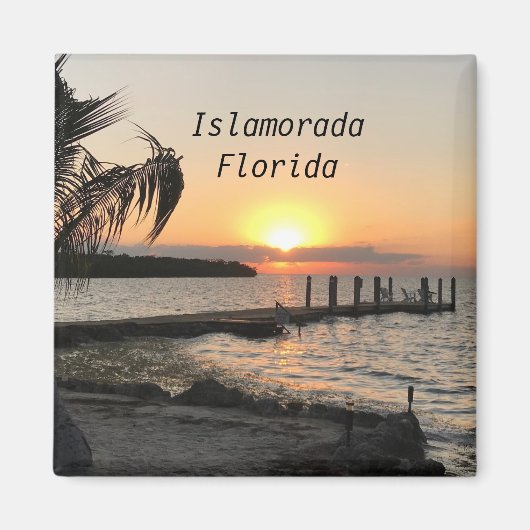 Islamorada Sunset, Florida Keys, Florida Magnet Magneet (Voorkant)