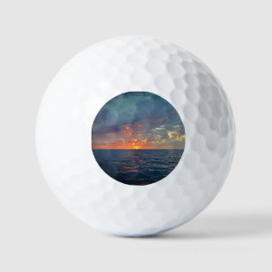 Islamoralda Florida Sunrise Beach Scène Golfballen