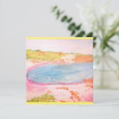 Island Beach Bedankkaart (Staand voorkant)