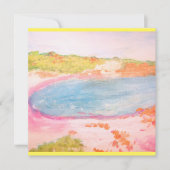 Island Beach Bedankkaart (Voorkant)