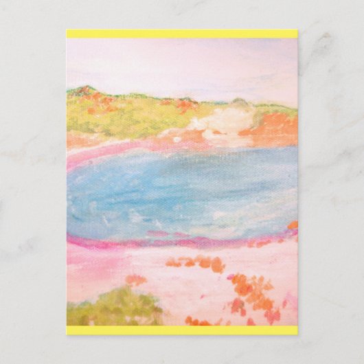 Island Beach Briefkaart (Voorkant)