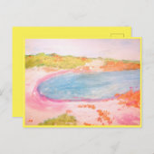 Island Beach Briefkaart (Voorkant / Achterkant)