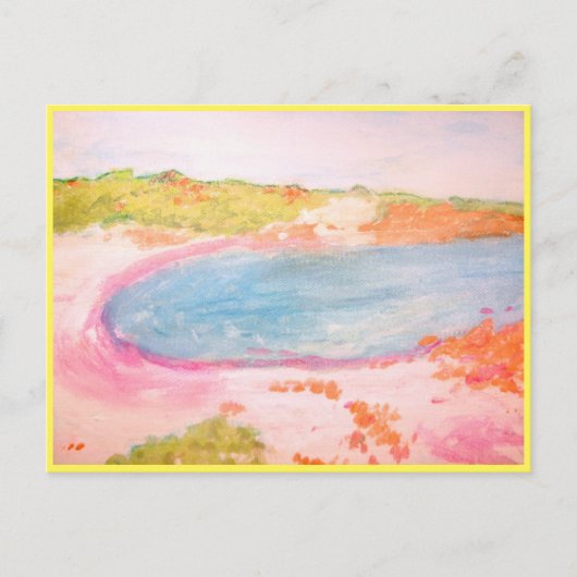 Island Beach Briefkaart (Voorkant)