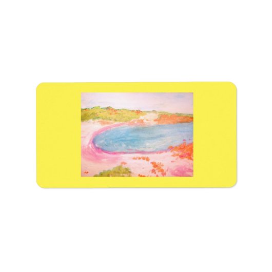 Island Beach Etiket (Voorkant)