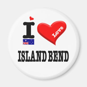 ISLAND BEND - I Love Magneet