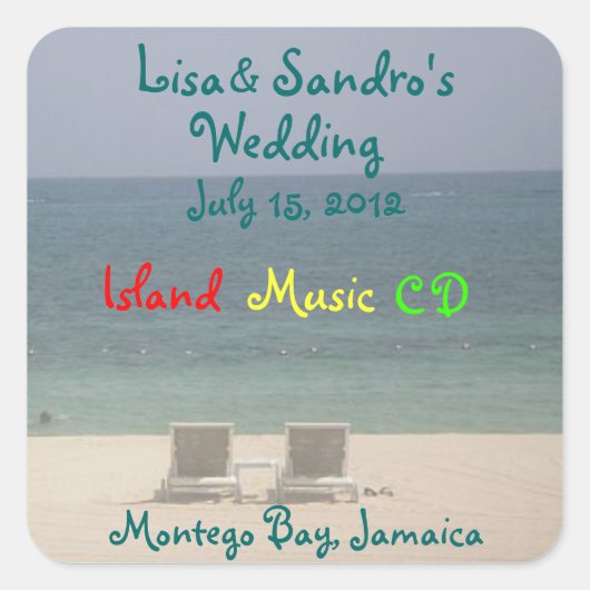 ISLAND BESTEMMING FAVORIETE STICKER (Voorkant)