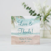 Island Breeze Beach Mariage Amour et Merci Carré (Debout devant)