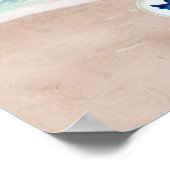 Island Breeze Beach Share the Love Wedding Sign Poster (Hoek)