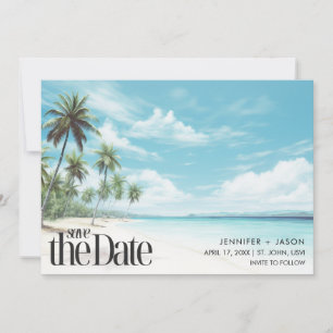 Island Breeze Destination Wedding Save The Date