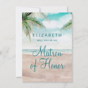 Island Breeze Matron of Honor proposal Kaart