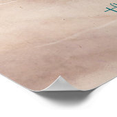 Island Breeze Plage Peint Affiche de bienvenue de  (Coin)