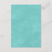 Island Breeze Tropische Strand Bruiloft Informatie Informatiekaartje (Achterkant)