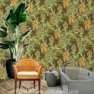 Island Browns Behang