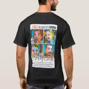 Island City Opera Don Pasquale-shirt donker T-shirt