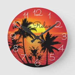 Island Clock Ronde Klok