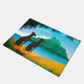 Island Dogs Deurmat (Schuin)