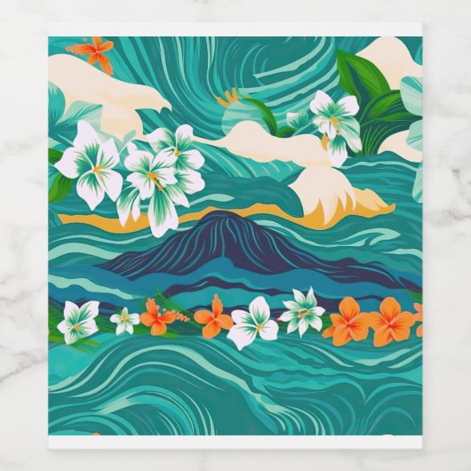 Island Dreams Wijn Etiket (Enkel label)