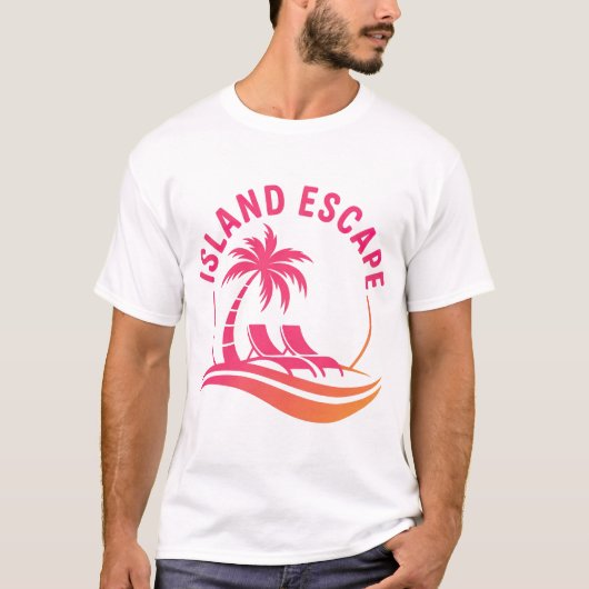 Island Escape T-shirt (Voorkant)