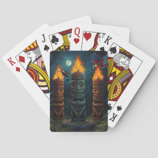 Island Fire Tiki Speelkaarten
