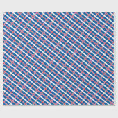 Island Flagge Cadeaupapier (Vlak)