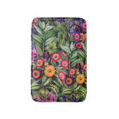 Island Floral Roze Weide Badmat (Voorkant Verticaal)