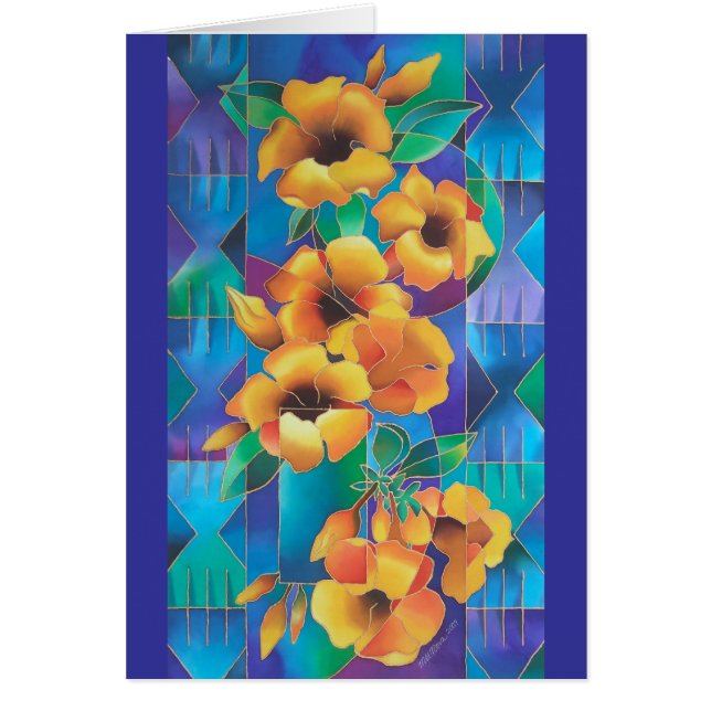 "ISLAND FLOWERS ~ ALLAMANDA" (Voorkant)