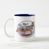 Island Fox Logo Mug Blue Intérieur 11 oz (Gauche)