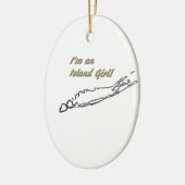 Island Girl (Long Island) Keramisch Ornament (Links)