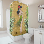 Island Girl Shower Curtain Douchegordijn (In situ)