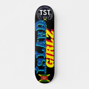 ISLAND GIRLZ Skateboard, 7¾-inch deck Skateboard