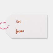 Island Greeting Cadeaulabel (Achterkant Horizontaal)