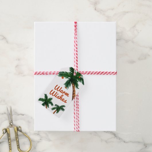 Island Greeting Cadeaulabel (Met Touw)