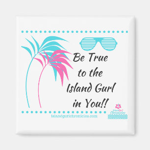 Island Gurl Fridge Magnet Magneet