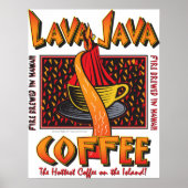 Island Hawaiian Lava Java Coffee Poster (Voorkant)