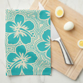 Island Hibiscus Hawaiian Kitchen Towel Theedoek (Quarter Fold)