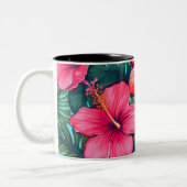 Island Hibiscus Koffie Mok (Links)