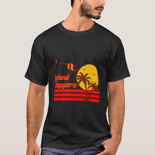 Island Hoppers 80's TV T-shirt (Voorkant)