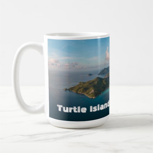 Island Horizons – Sunset over Turtle Island Mug (Gauche)