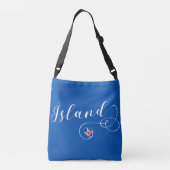 Ísland IJsland Heart Crossbody Tas (Achterkant)